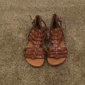 Brown sandals